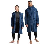 Red Original Pursuit Hybrid 2 in 1 Jacket to Changing Robe - Lightweight, Breathable, Packable & PFC-free DWR Waterproof (Ocean, L/Long)
