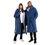Red Original Slimline EVO Pro Unisex Waterproof Parka Jacket - Fleece Lined, Tailored Slim Fit, Hooded, 100% Recycled Fabric (Admiral Blue, L)