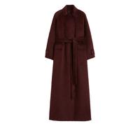 Red Oversized Coat with Central Slit XS