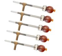 Red OX Horn Violin Bow Frog 5PCS Buttons Bow Parts Replacement Violin accessories kit