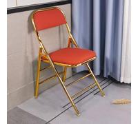 Red Padded Folding Chair - Comfortable & Colorful Houseware for Indoor/Outdoor Use Lightweight & Space-Saving Design Perfect for Dining Events & Relaxat