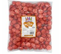 Red Paint Balls Sugar Coated Strawberry & Vanilla Marshmallows - 900g Bulk Pack
