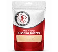 Red Panax Ginseng Powder with Natural Ginsenosides (4 oz)- Supports Healthy Energy, Vitality, Mood and More, Korean Panax Ginseng Root Powder for Smoothies, Coffee or Drinks