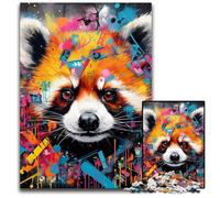 Red Panda 1000 Pieces Puzzle Gifts Jigsaw Puzzles for Adults Family Activity, DIY Home Decor, 26X38CM/10.23x14.96inch