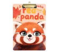 Red Panda 9 x 12 Transparent Football Coach Softball Folder