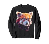 Red Panda Animal Lover Forest Wildlife Kawaii Sunglasses Sweatshirt
