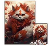 Red Panda Art 1000 Piece Jigsaw Difficult Puzzles for Adults Educational Activity for Cognitive Skills Cognitive Skill Improvement 50x75CM/19.68x29.52inch