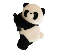 Red Panda Backpack Plush Messenger Bag, Travel Purse, Adjustable Strap | Furry Sling Bag Cuddly Toy for Animal Lovers, Women, Girls, Stuffed Animal Backpack, Red Panda Plush, Soft Toy