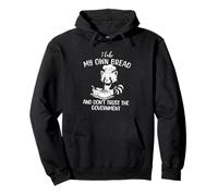 Red Panda Bake My Own Bread, Don't Trust the Government Pullover Hoodie