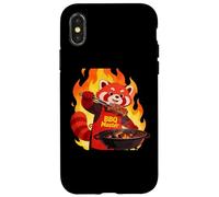 Red panda Cooking Grill BBQ Funny Gift Red panda Case for iPhone X/XS