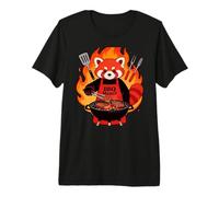 Red Panda Cooking Grill BBQ Funny Gift Red Panda Premium T-Shirt