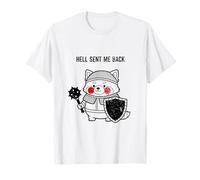 Red Panda Cute Hell Sent Me Back Medieval T-Shirt