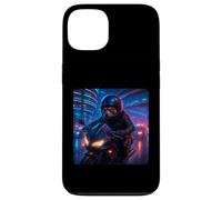 Red Panda Cyberpunk Rider Motorcycle Biker Synthwave Case for iPhone 13