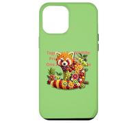 Red Panda Fruit Art - Protecting Nature One Act at a Time Case for iPhone 12 Pro Max