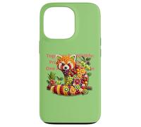 Red Panda Fruit Art - Protecting Nature One Act at a Time Case for iPhone 13 Pro