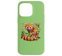 Red Panda Fruit Art - Protecting Nature One Act at a Time Case for iPhone 14 Pro Max