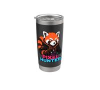 Red Panda Gamer Pixel Hunter Gaming Mouse Cute Wildlife Stainless Steel Insulated Tumbler