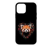 Red Panda Hearts Animal Lover Case for iPhone 12 mini