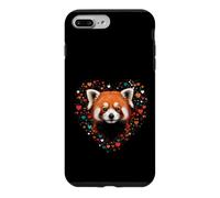 Red Panda Hearts Animal Lover Case for iPhone 7 Plus/8 Plus