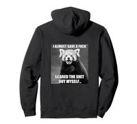 Red Panda I Almost Gave A Fuck Funny Meme Quote Pullover Hoodie