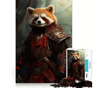 Red Panda Jigsaw Puzzle 1000 Piece for Adults Mind Game Toy Peaceful Fun Neat Cut Art Collection Piece (50x75cm)