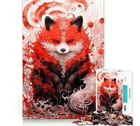 Red Panda Jigsaw Puzzles 1000 Pieces for Teenagers Logic Game Warm Time Precise Cut Art Collection Piece (38x52cm)