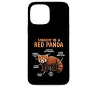 Red Panda Lover Animal Anatomy Of A Red Panda Case for iPhone 13 Pro Max