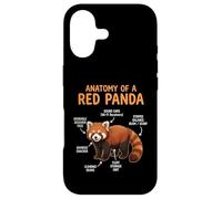Red Panda Lover Animal Anatomy Of A Red Panda Case for iPhone 17