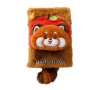 Red Panda Notebook - Red Panda Jotter, Reds Pandas Journal, Reds Pandas Gifts, Furry Notebook, for Office Home School Business Writing, Gifts for Family, Friends, Colleagues, Christmas, Birthday 3D
