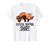 Red Panda Official Napping Shirt Sleeping Red Panda Pajama T-Shirt