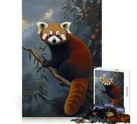 Red Panda on Branch Jigsaw Puzzles 1000 Piece for Teenagers Strong Logic Toy Mental Relax Clear Edge Stylish Gift (50x75cm)