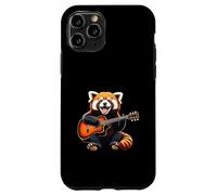 Red Panda Playing Guitar Design Funny Red Panda Case for iPhone 11 Pro