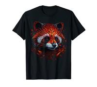 Red Panda Polygon Geometric Bear Animal T-Shirt