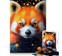 Red Panda Portrait Animal Jigsaw Puzzles 1000 Piece for Teenagers Strong Logic Toy Mental Relax Clear Edge Stylish Gift (38x52cm)