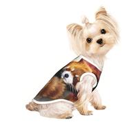 Red panda print Dog Clothes T Shirts for Small Dogs Breathable Puppy Kitten Dog Shirts for Pet Dogs Cats