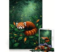 Red Panda Resting in Lush Foliage Jigsaw Puzzle for Teenagers 1000 Pieces Mind Game Toy Relaxed Mind Neat Cut (50x75cm)