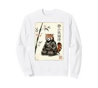 Red Panda Samurai Kawaii Japanese Art Sweatshirt