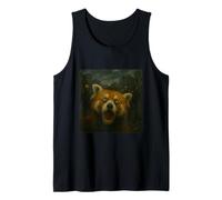 Red Panda Selfie Zombies Apocalypse Humor Funny Halloween Tank Top