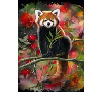 Red Panda Sits On A Branch