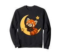 Red Panda Stars Night Arc Sweatshirt