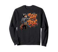 Red Panda Stay True Street Art Style Free Thinker Be You Sweatshirt