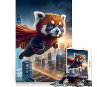 Red Panda Super Jigsaw Puzzles for Adults1000 Pieces Memory Boost Together Fun Image Assembly Art Collectible (50x75cm)
