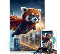 Red Panda Super Jigsaw Puzzles for Adults1000 Pieces Memory Gain Stress Relief Design Assembly Memorable Gift (38x52cm)