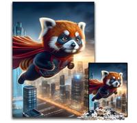 Red Panda SuperAdult Jigsaw Puzzles 1000 Pieces Jigsaw Puzzles Family Activity Brain Teaser Home Decor 1000 PCS(75x50cm)