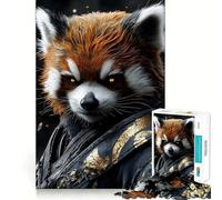 Red Panda Warrior Animal 1000 Piece Jigsaw Puzzles for Teenagers Jigsaw Enhance Memory Cozy Relax Firm Cut Festive Gift (50x75cm)