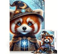 Red Panda Wizard 1000 Pieces Jigsaw Puzzles for Teenagers Mental Toy Stress Relief Premium Cut (38x52cm)