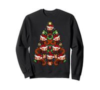Red Panda Xmas Decoration Santa Hat Red Panda Christmas Tree Sweatshirt