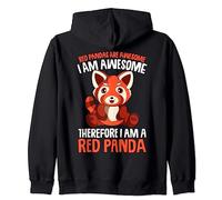 Red Pandas Are Awesome Boys Kids Girls Red Panda Zip Hoodie