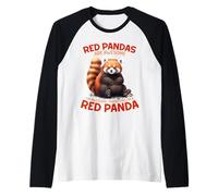 Red Pandas Are Awesome Im Awesome Therefore I'm A Red Panda Raglan Baseball Tee