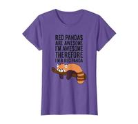Red Pandas Are Awesome I'm Awesome Therefore I'm A Red Panda T-Shirt